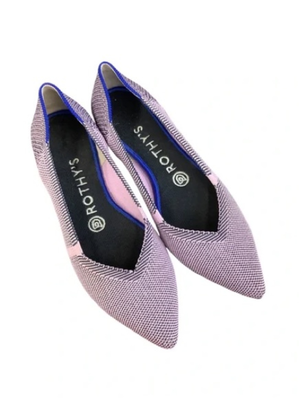 Rothys Flats The Point Pointed Toe Womens W 9 Ballet Flats Shoes Lavender Casual